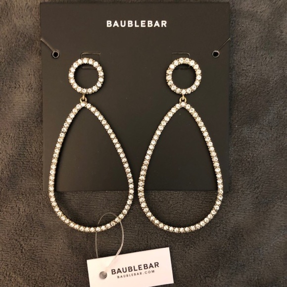 NEW BaubleBar Genevieve Hoop Earrings - Picture 3 of 3